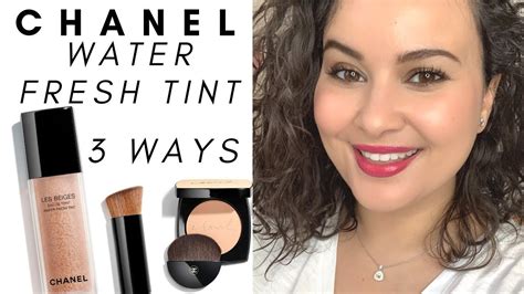 how to apply chanel water fresh tint